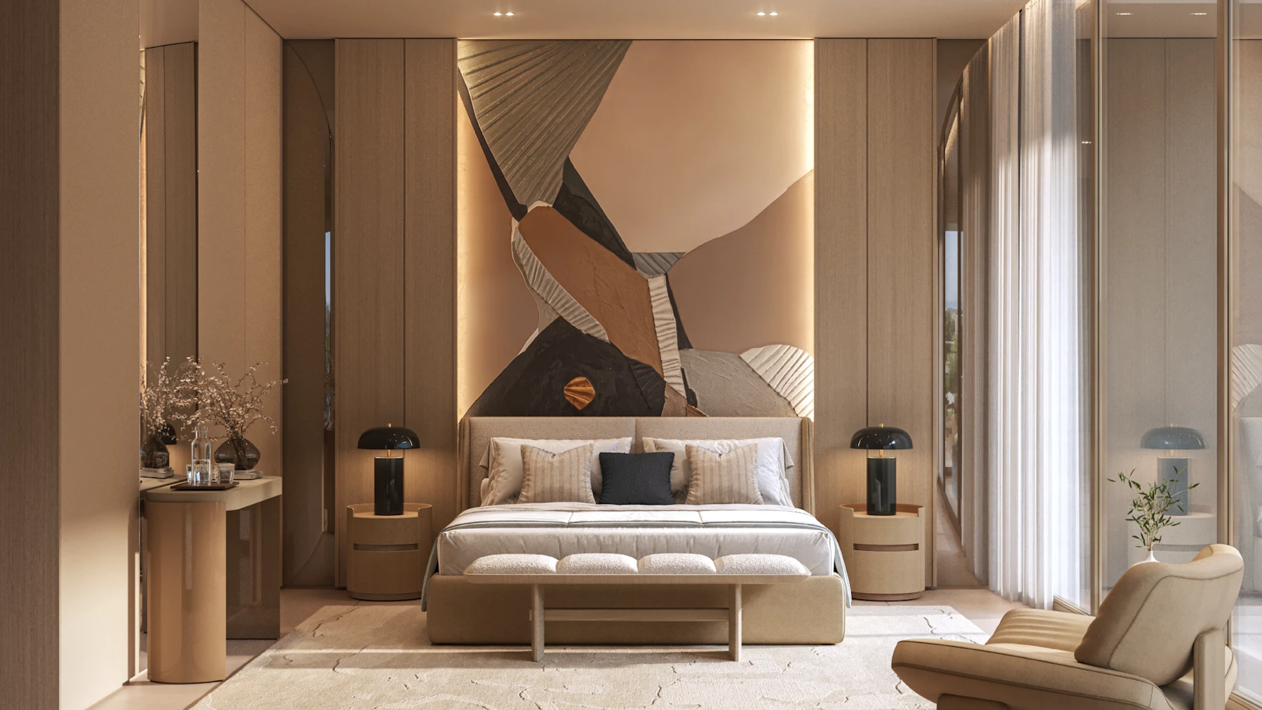 Tilal Binghatti bedroom