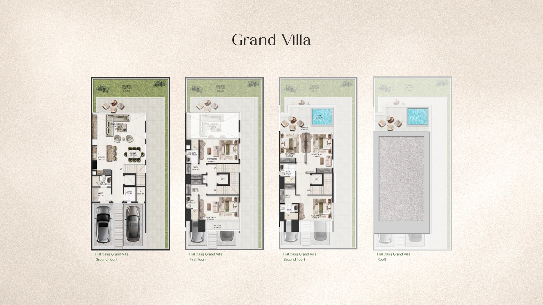 Grand villa floor plan